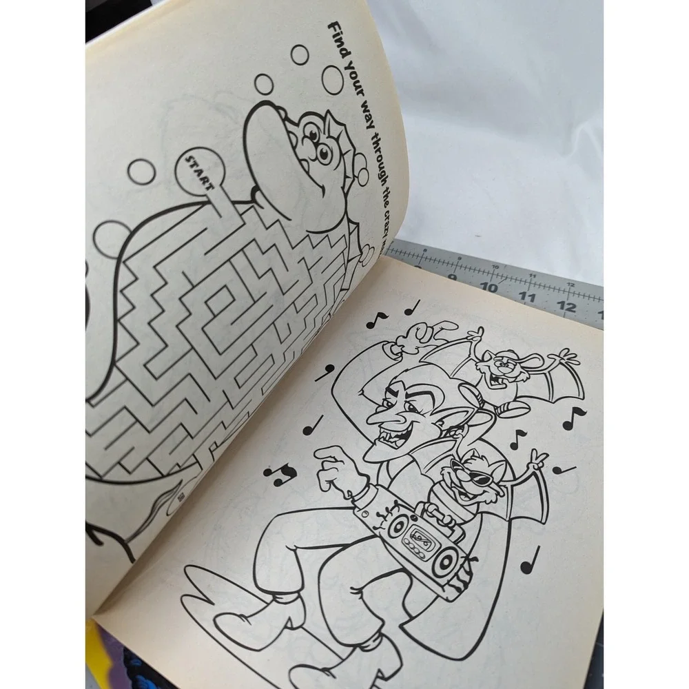 Landolls Halloween Coloring Activity Book Lot of‎ 2 1999 #2
